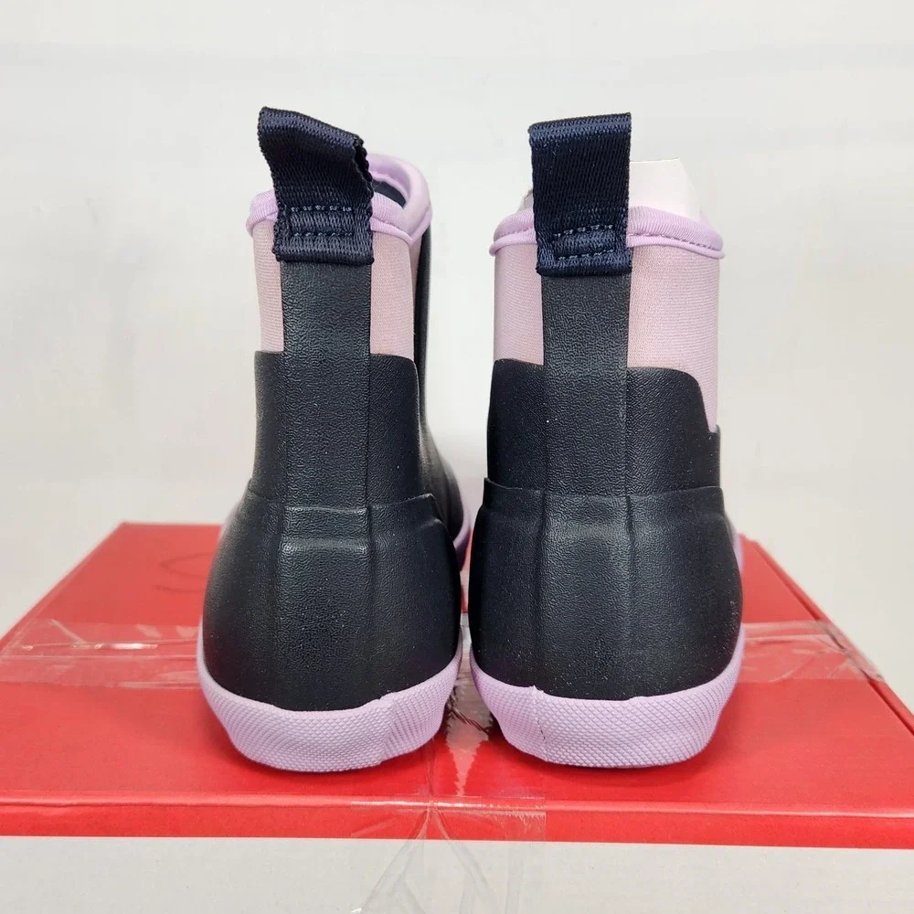 Hunter Rain Boots Big Kids Size 1 Dark Blue Neoprene Waterproof Chelsea Boots